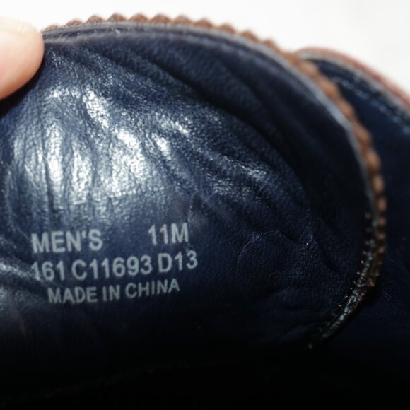 Cole Haan Mens Cooper Oxford Size 11 M Brown Leather Wingtip Brogue Dress Shoe main image 13